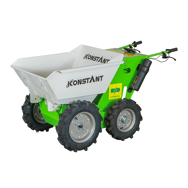 1000W borstlös DC -motordriven all Terrian Concrete Buggy Full Electric Mini Dumper