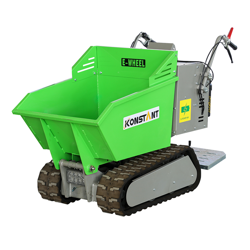 350 kg nyttolast Electric Drive Tracked Underwarriage Battery Maintance Free Mini Dumper