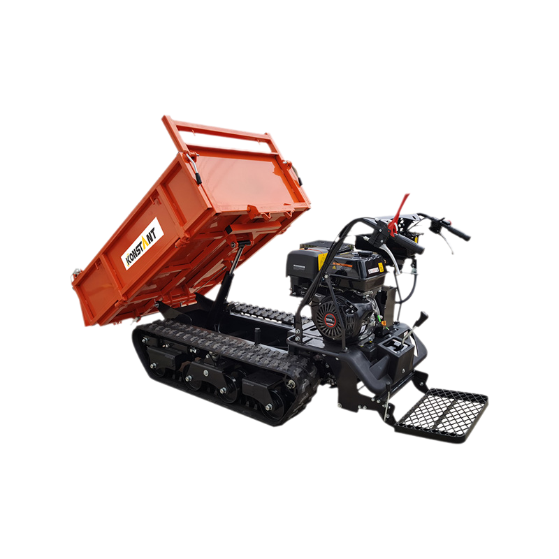 800 kg gratis Skip Bucket Tipping Hydraulics Bensin Track Mini Dumper