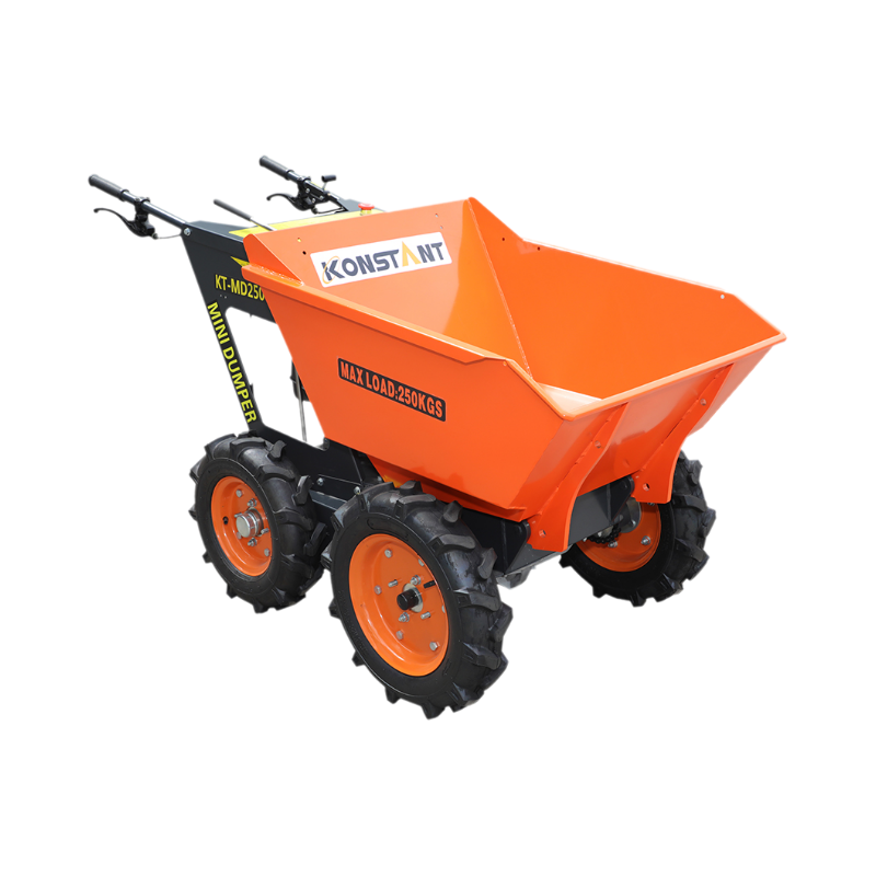 4x4 -kedjedrivning Kompakt bensindriven hjulkärrbetong buggy mini dumper